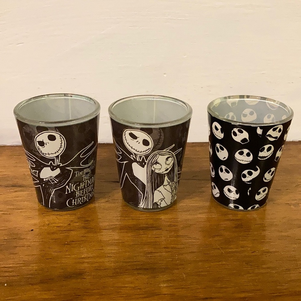 Nightmare Before Christmas Disney Shotglass Set